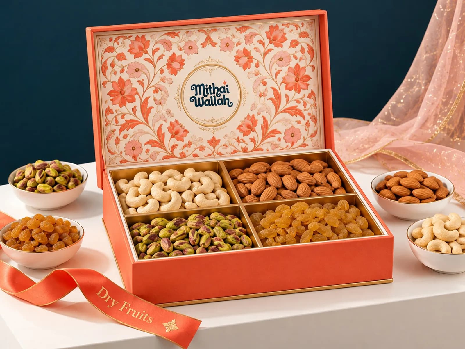 Premium Dry Fruit Box packaging